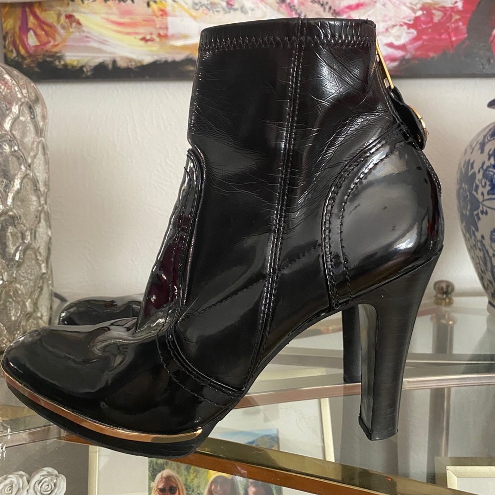 Tory Burch Melrose patent leather ankle boots